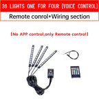 Bandeau LED RGB Moto Connecté