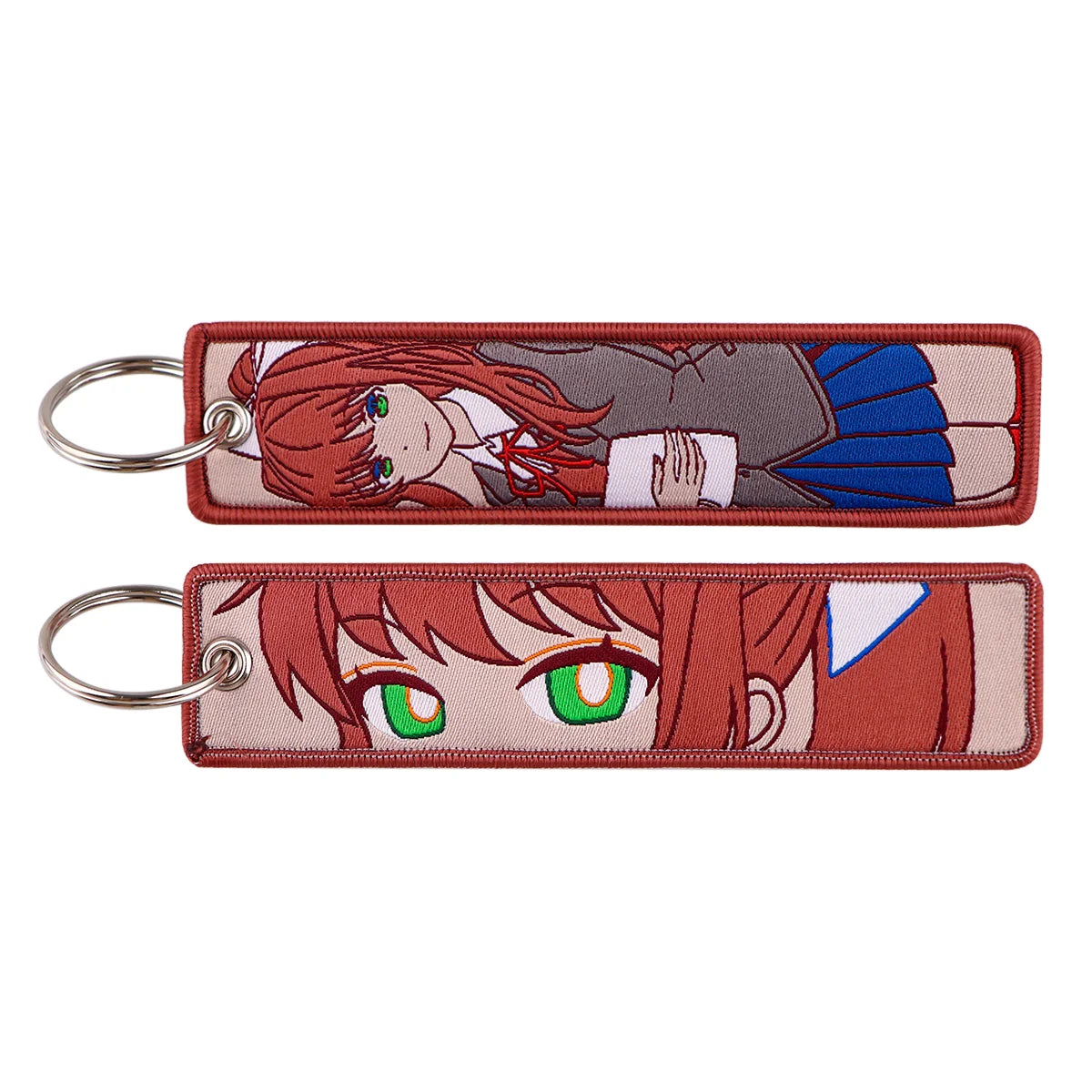 Porte-Clé Brodé Anime Moto