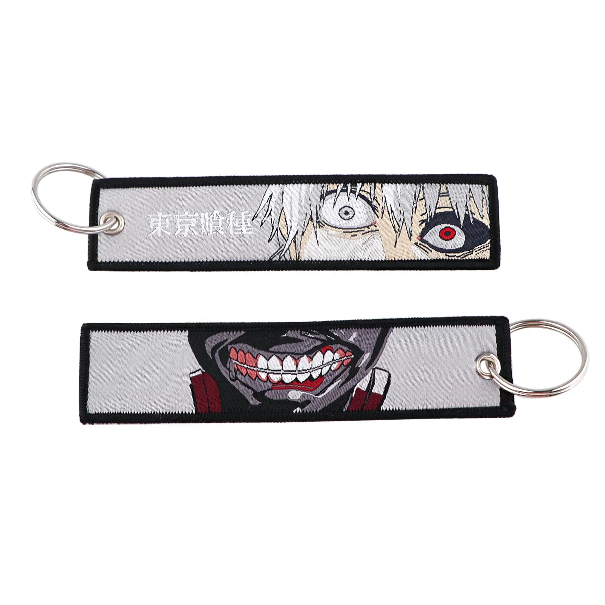 Porte-Clé Brodé Anime Moto