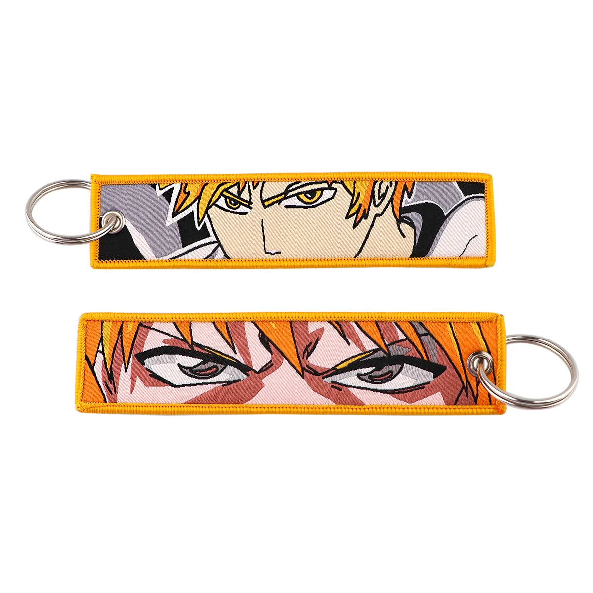 Porte-Clé Brodé Anime Moto
