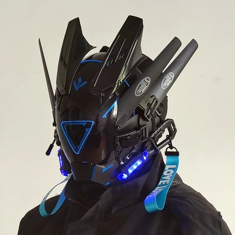 Masque LED Shinobi Samouraï