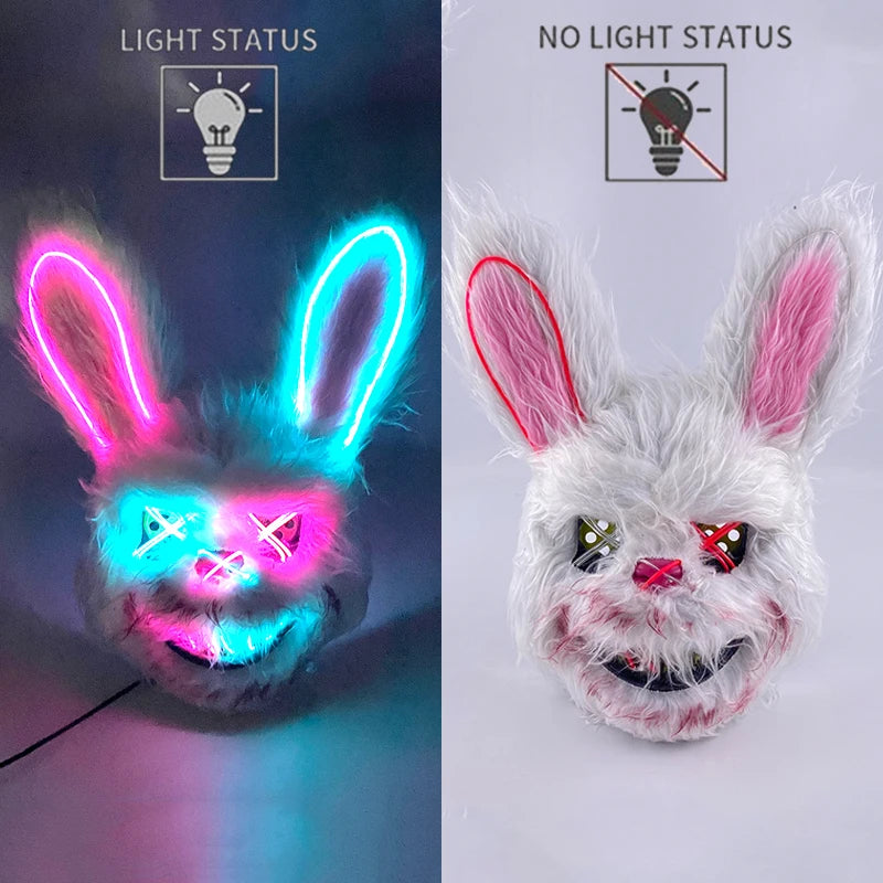 Masque LED Lapin Sanglant Édition Limitée
