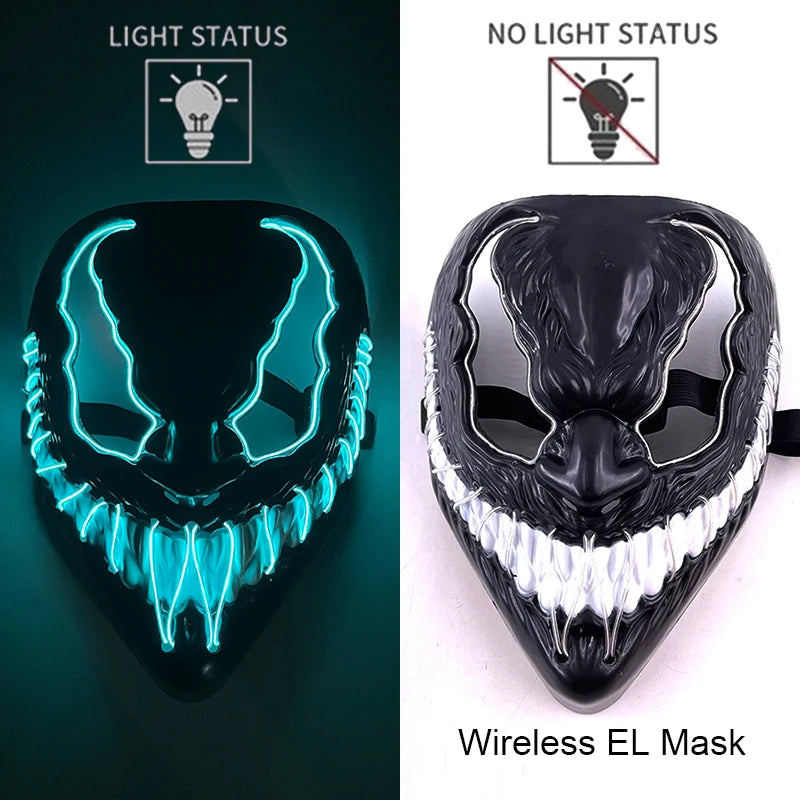 Masque Purge LED Néon Sans Fil
