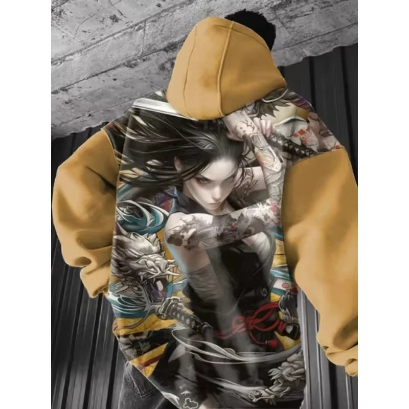 Hoodie Imprimé 3D Yakuza