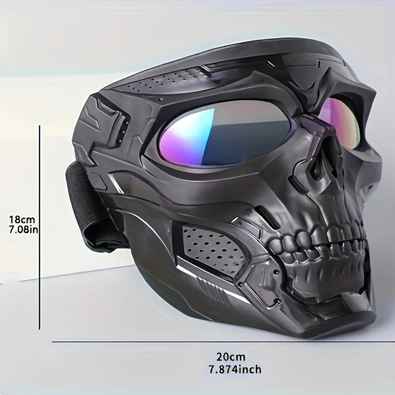 Masque Skull Intégral à Lunettes