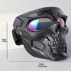 Masque Skull Intégral à Lunettes