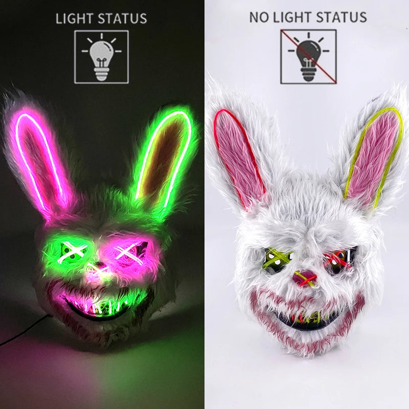 Masque LED Lapin Sanglant Édition Limitée