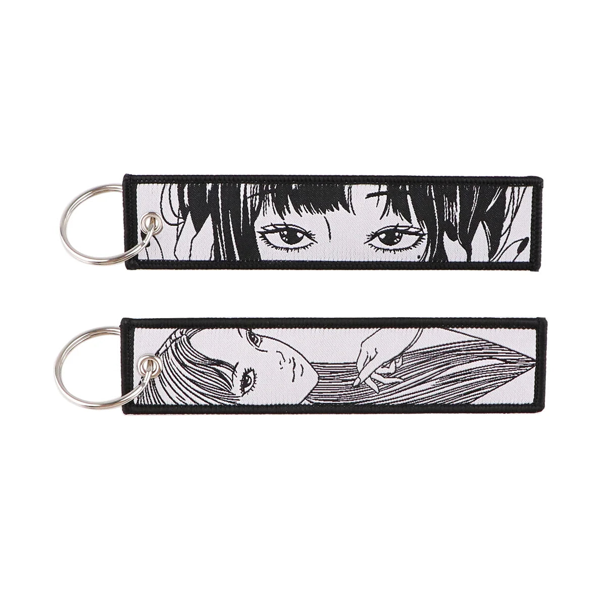 Porte-Clé Brodé Anime Moto