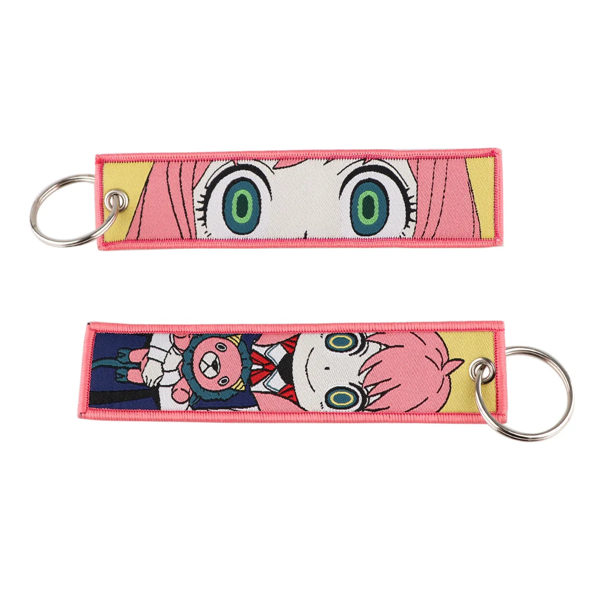 Porte-Clé Brodé Anime Moto