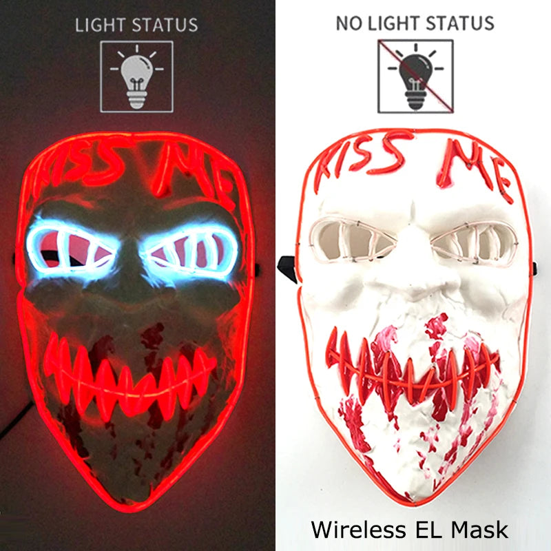 Masque Purge LED Néon Sans Fil
