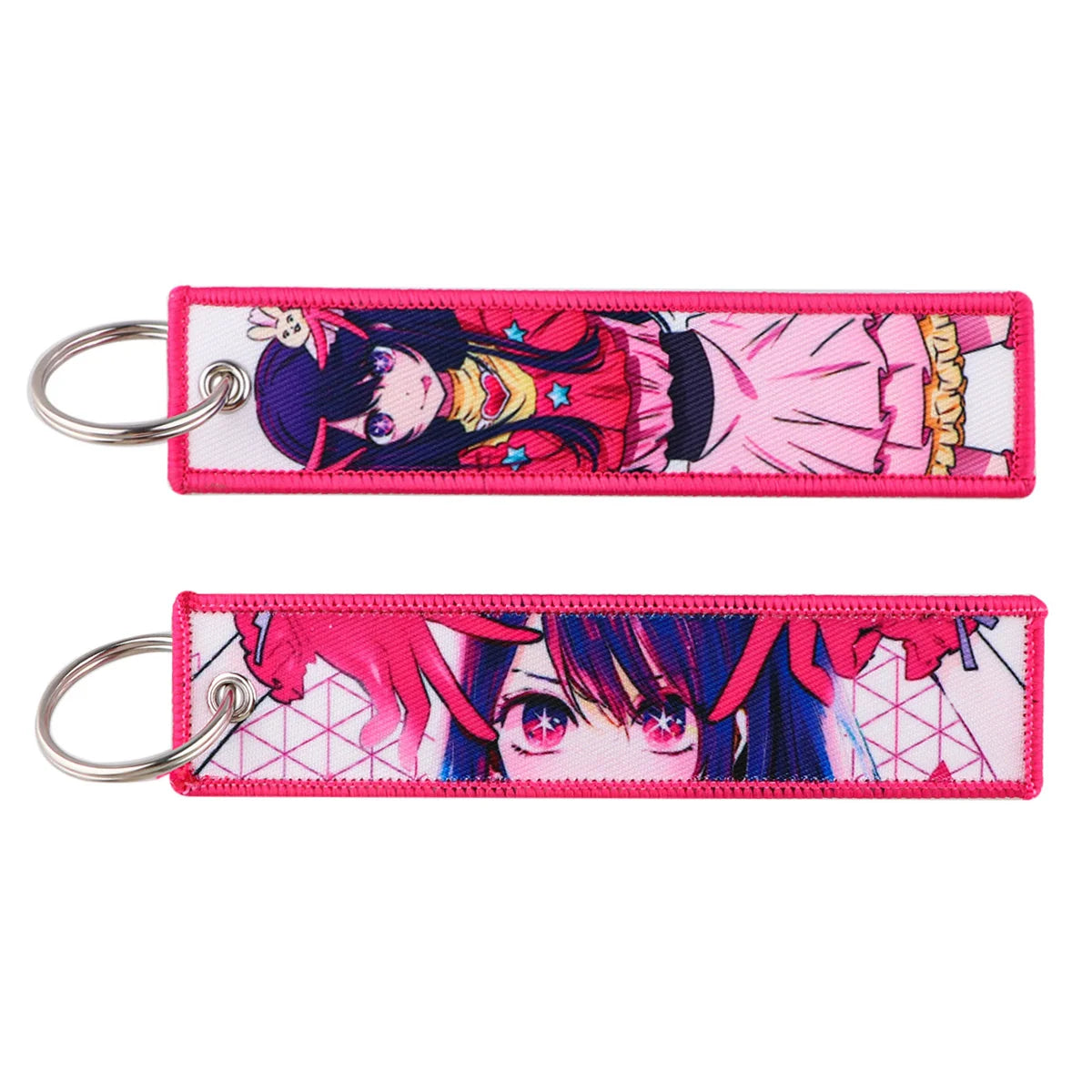 Porte-Clé Brodé Anime Moto