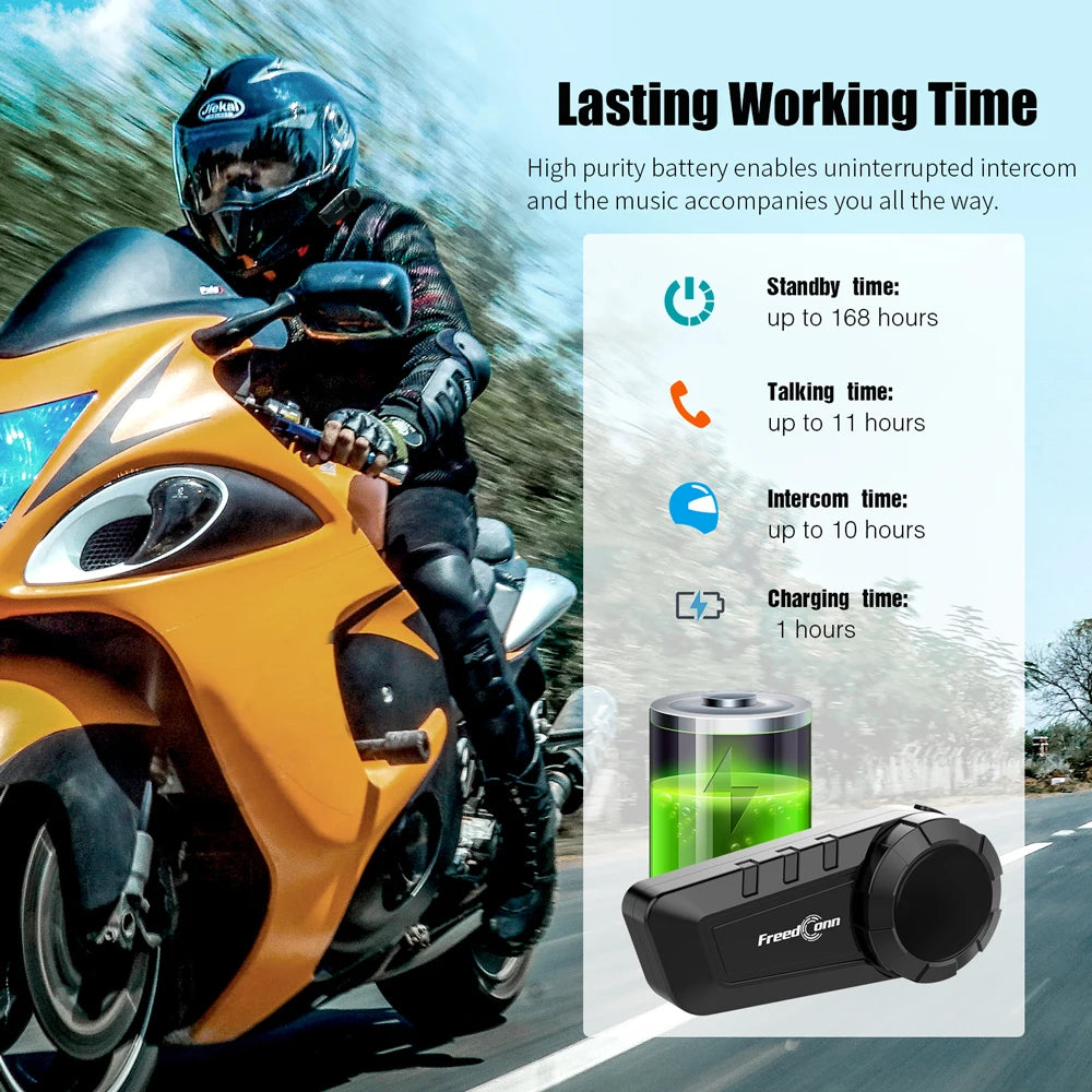 Intercom Moto Bluetooth KY Pro 1000M