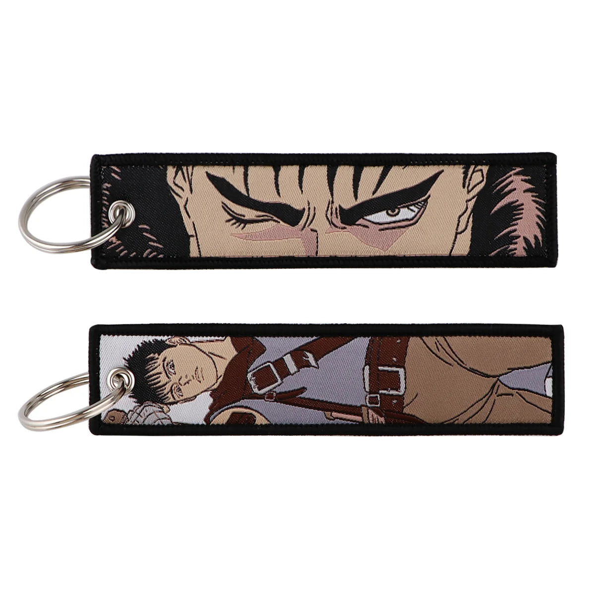 Porte-Clé Brodé Anime Moto