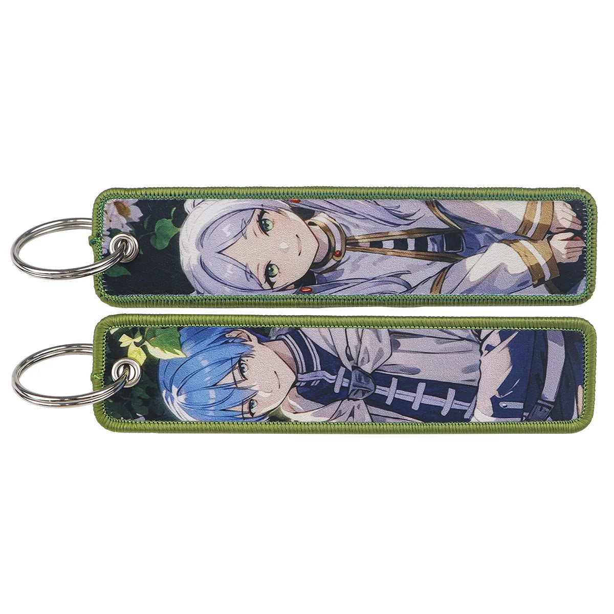 Porte-Clé Brodé Anime Moto