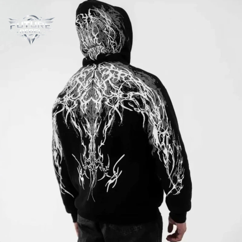 Hoodie Épée Magique Lumineux Samouraï