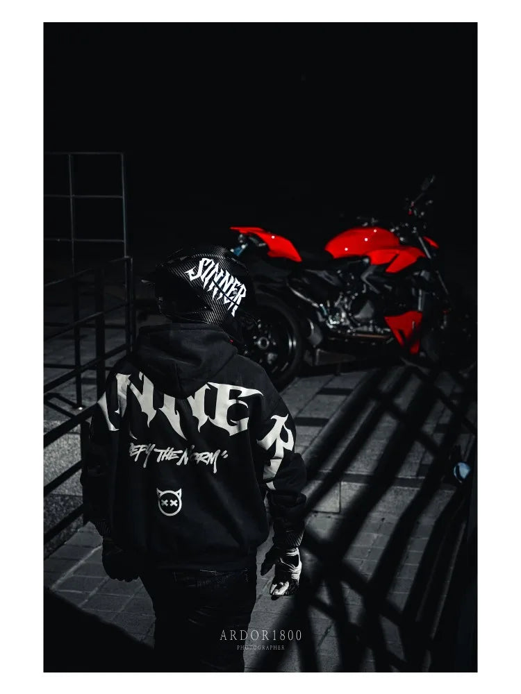 Ensemble Hoodie Réfléchissant Streetwear