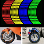 Stickers Réfléchissants Jantes Moto (16 pcs)