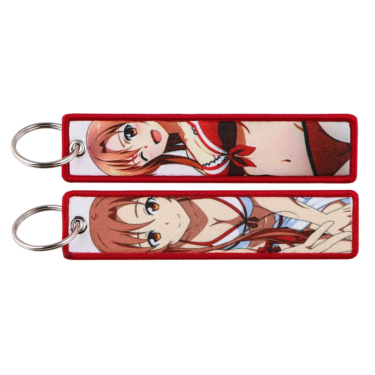 Porte-Clé Brodé Anime Moto