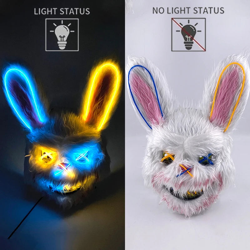 Masque LED Lapin Sanglant Édition Limitée