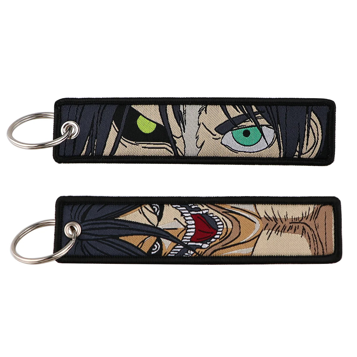 Porte-Clé Brodé Anime Moto