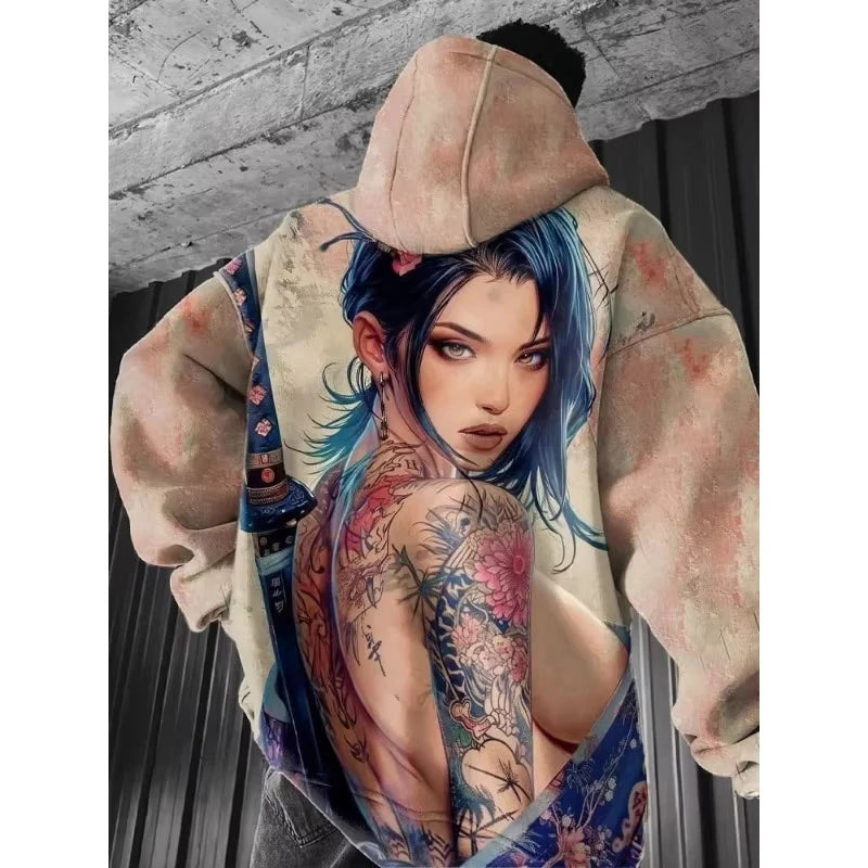 Hoodie Imprimé 3D Yakuza