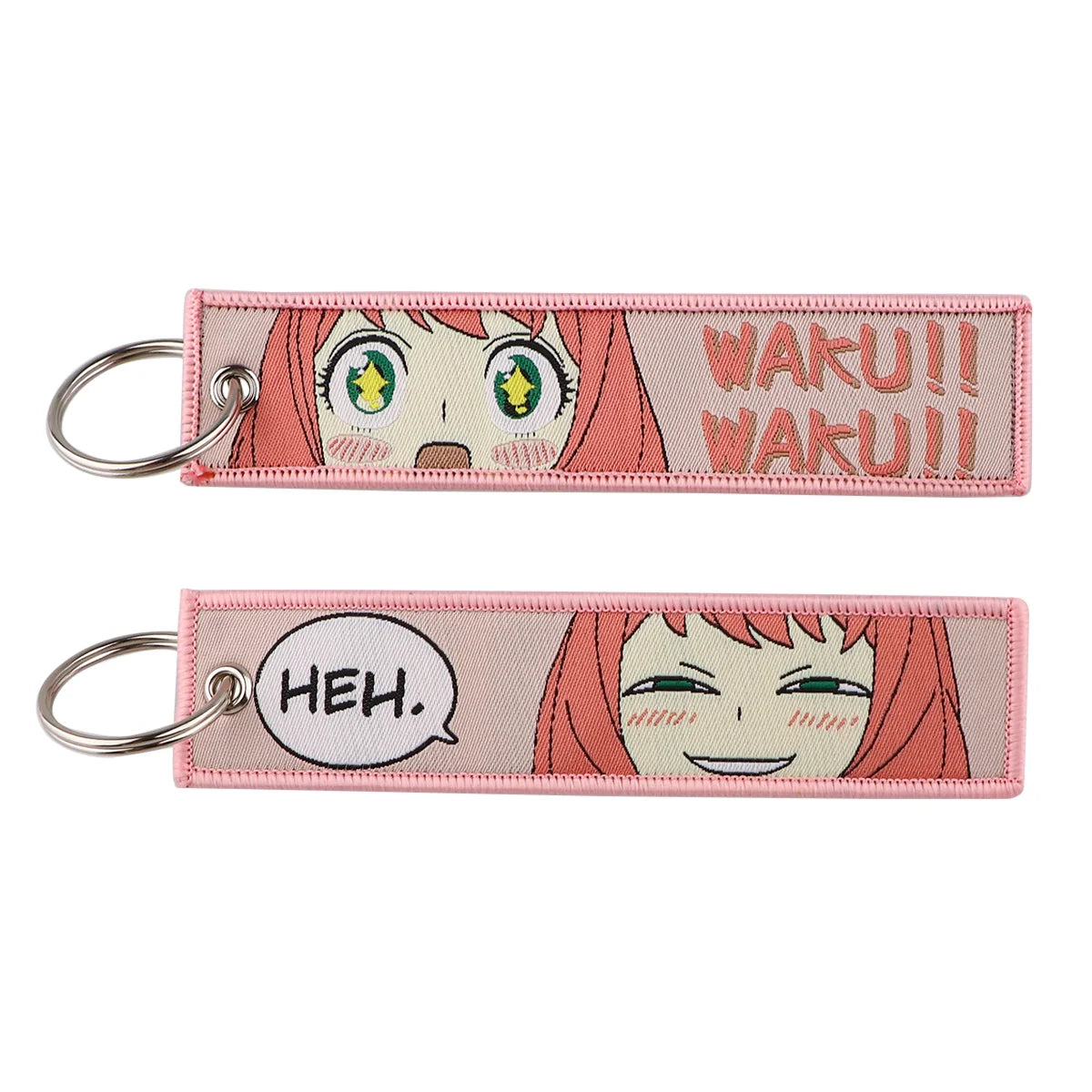 Porte-Clé Brodé Anime Moto