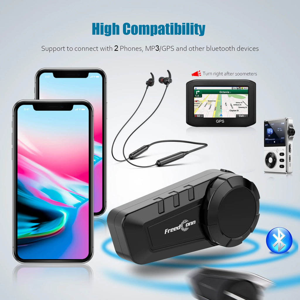 Intercom Moto Bluetooth KY Pro 1000M