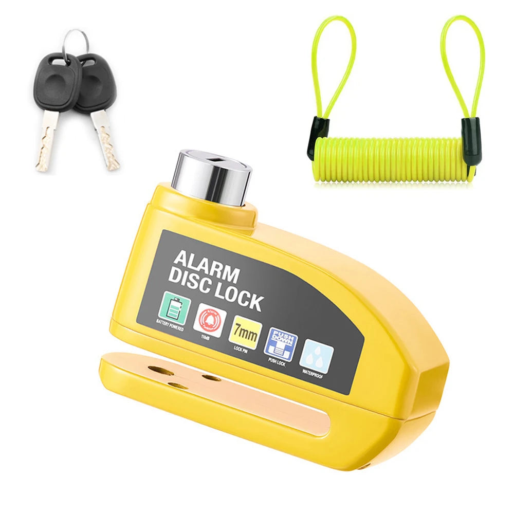 Bloque-Disque Alarme Moto 110dB