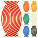 Stickers Réfléchissants Jantes Moto (16 pcs)