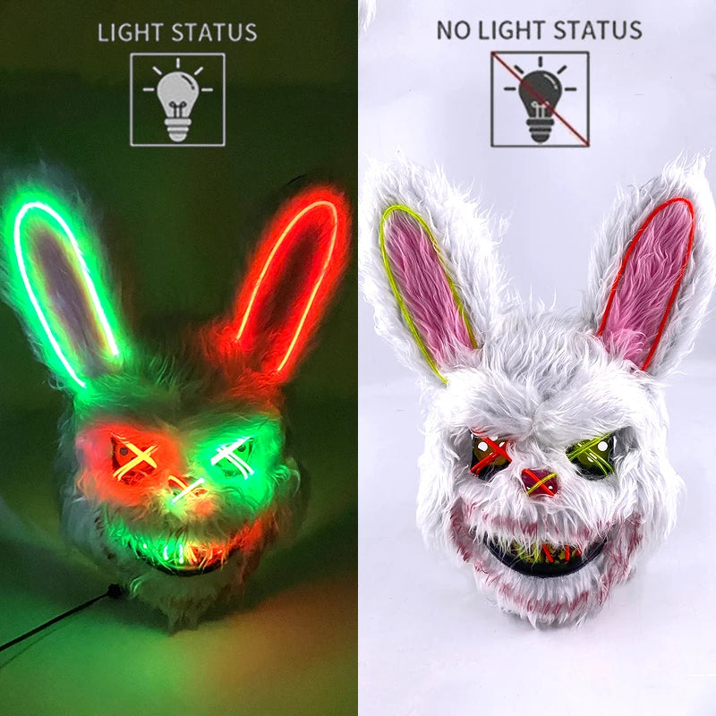 Masque LED Lapin Sanglant Édition Limitée