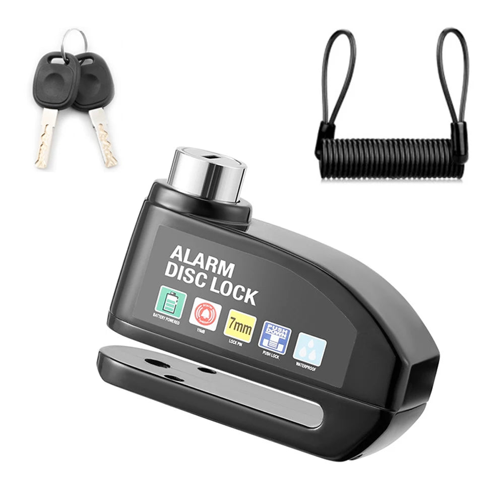 Bloque-Disque Alarme Moto 110dB