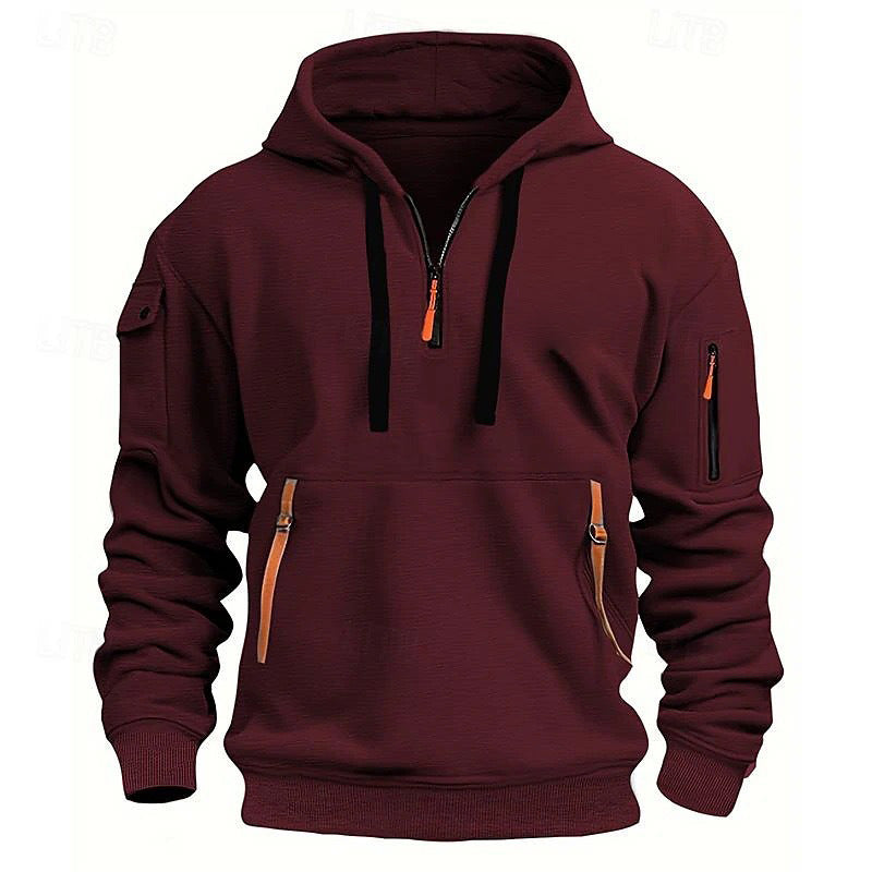 Hoodie Épaules Tombantes Unisexe Grande Taille — vue 9 — AZOTH