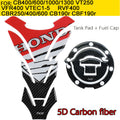 Sticker Carbone 5D Protection Moto — vue 3 — AZOTH