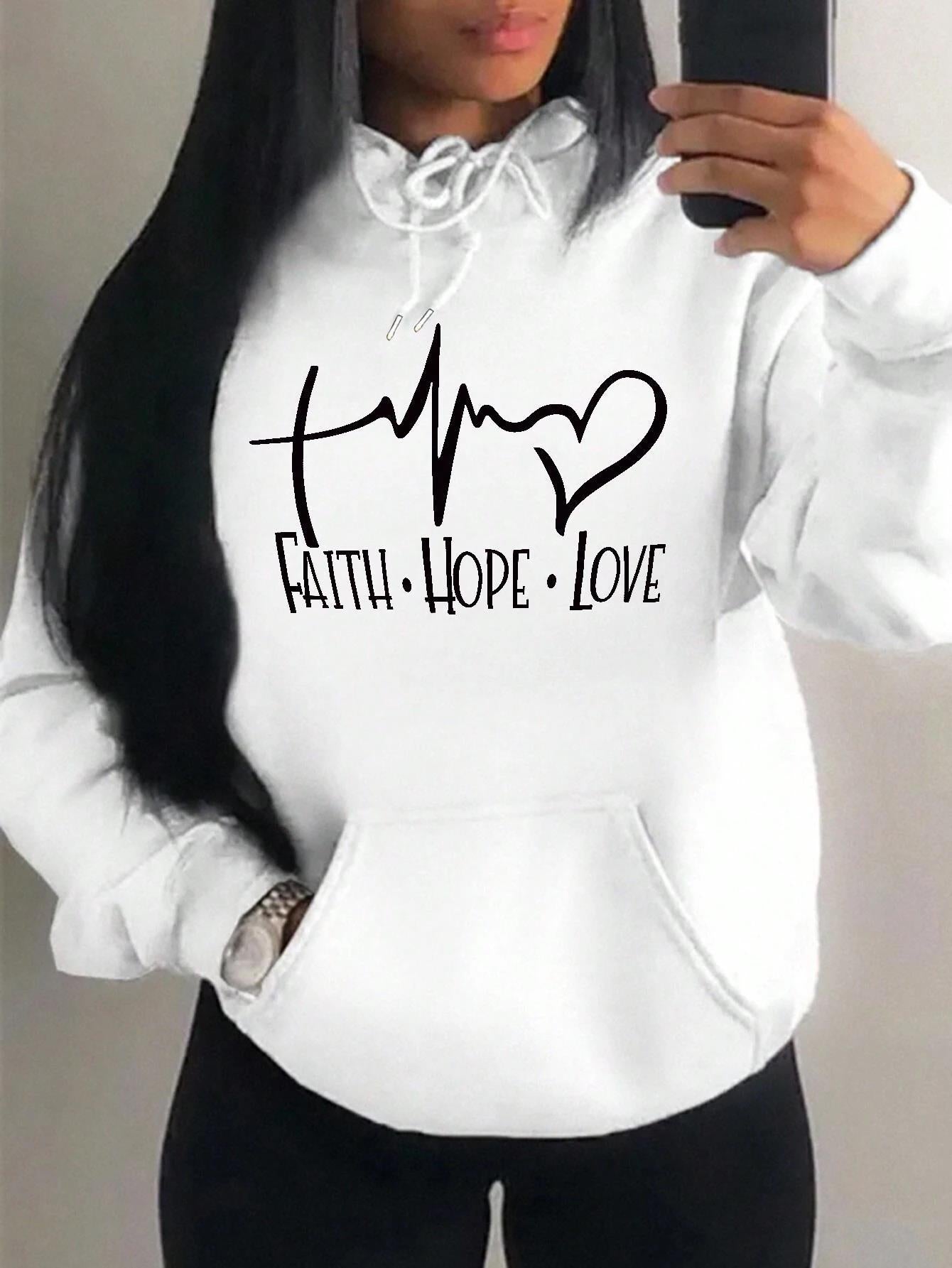 Hoodie Femme Message Inspirationnel — vue 10 — AZOTH