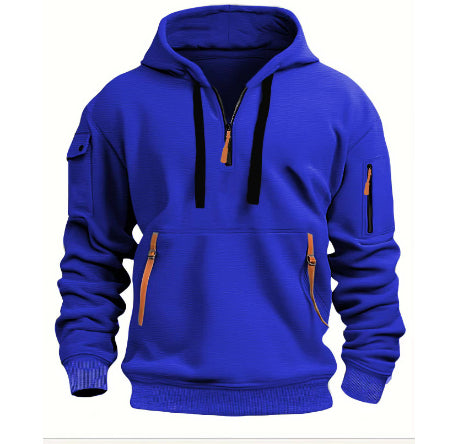 Hoodie Épaules Tombantes Unisexe Grande Taille — vue 7 — AZOTH