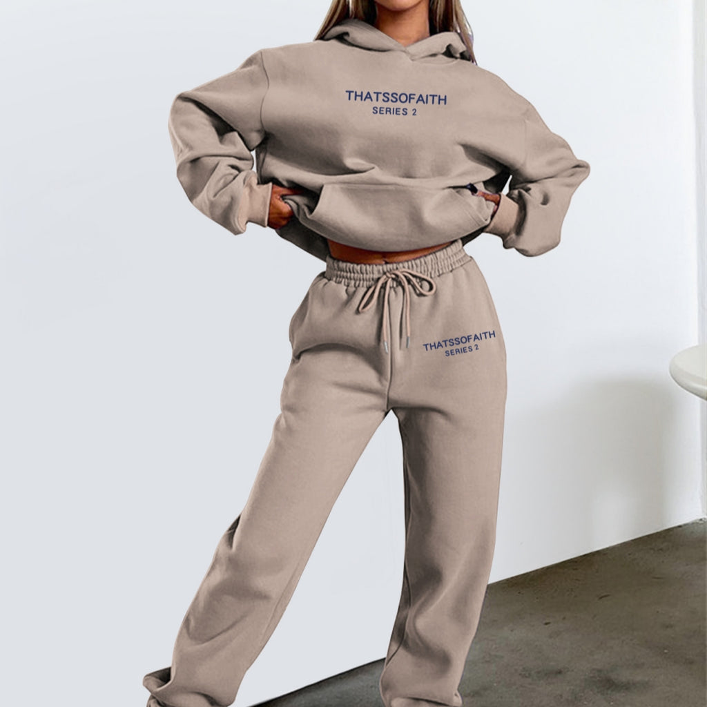 Ensemble Hoodie  Pantalon Femme Imprimé — AZOTH