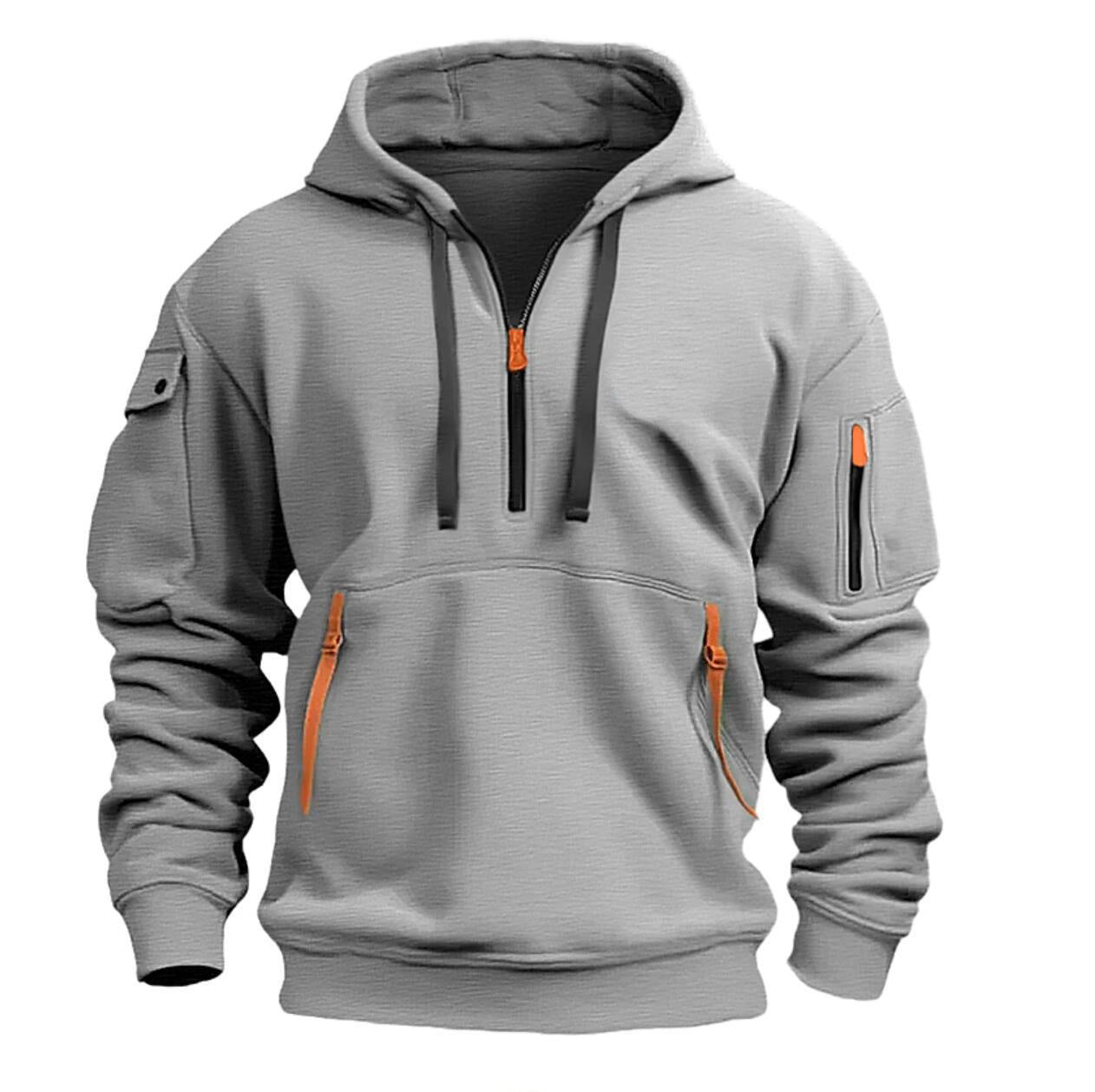 Hoodie Épaules Tombantes Unisexe Grande Taille — vue 5 — AZOTH