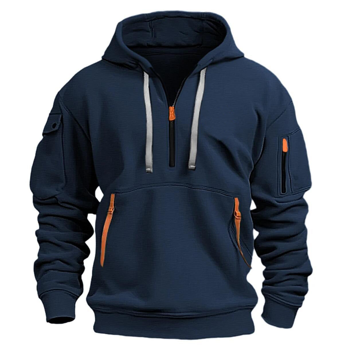 Hoodie Épaules Tombantes Unisexe Grande Taille — vue 3 — AZOTH