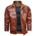 Veste Cafe Racer Cuir Synthétique Rétro Homme — AZOTH