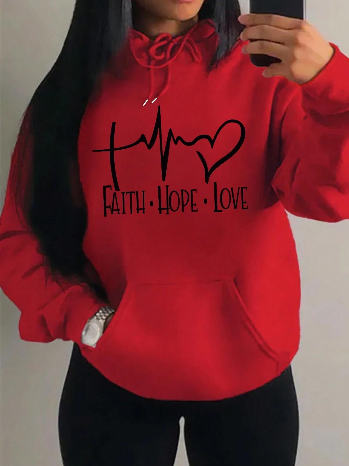 Hoodie Femme Message Inspirationnel — vue 2 — AZOTH