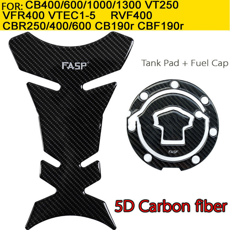 Sticker Carbone 5D Protection Moto — AZOTH