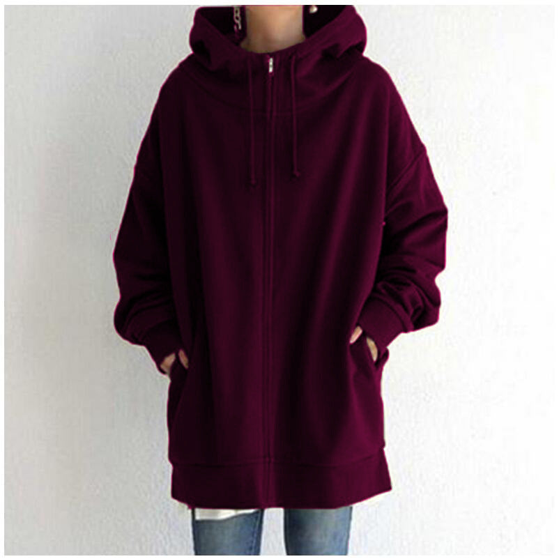 Hoodie Polaire Femme Sport Zippé — vue 11 — AZOTH