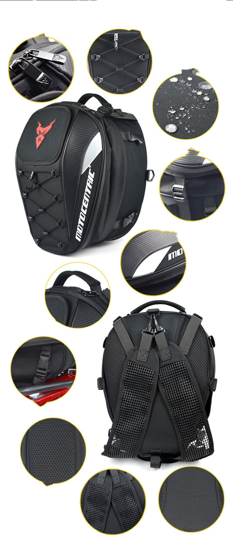 Grande Sacoche Arrière Moto Rider — vue 2 — AZOTH